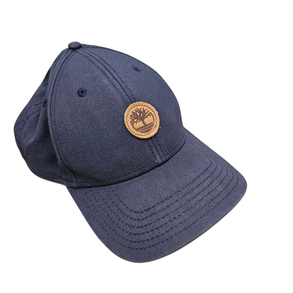 Timberland Baseball Cap Adjustable Strapback Hat 10061 Navy Blue OSFM